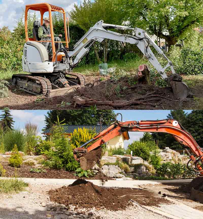 Terrassement - PROROMO TERRASSEMENT : travaux de terrassement , aménagement de terrain, aménagement paysager. Travaux d’assainissement : raccordement au tout-à-l’égout ur Romantin-Lanthenay dans le Loir-et Cher (41)