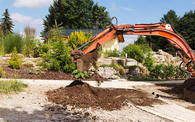 Terrassement - PROROMO TERRASSEMENT : travaux de terrassement , aménagement de terrain, aménagement paysager. Travaux d’assainissement : raccordement au tout-à-l’égout ur Romantin-Lanthenay dans le Loir-et Cher (41)